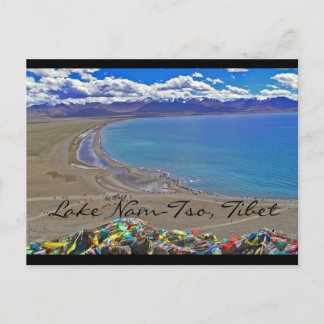 Lake Nam-Tso in Tibet Postcard