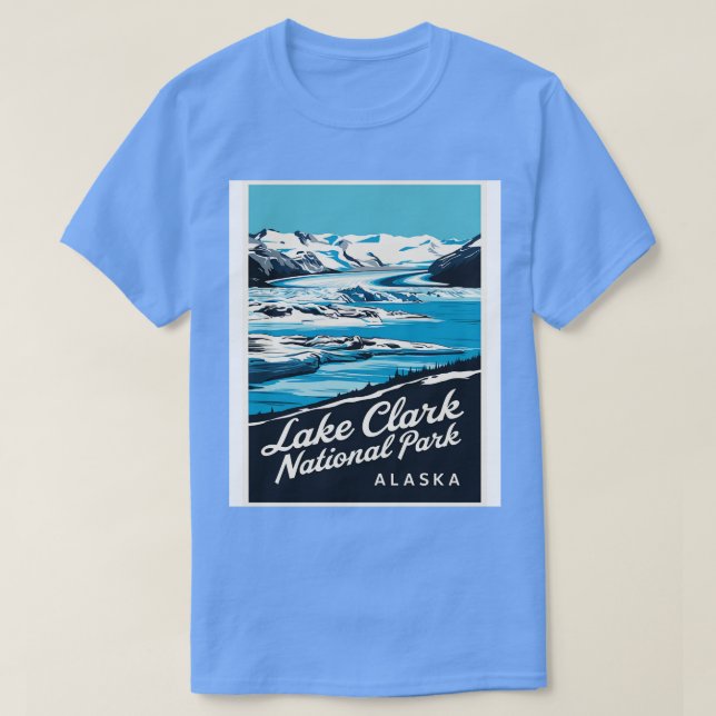 Lake National Park Landscape TShirt (Design Front)