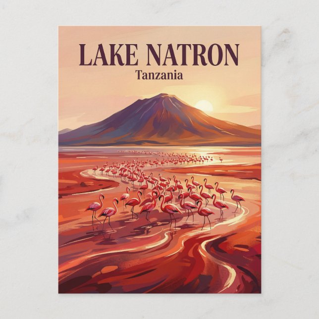 Lake Natron Tanzania Postcard (Front)