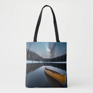 Lake Nature Outdoors Landscape Calm Peaceful Relax Tote Bag