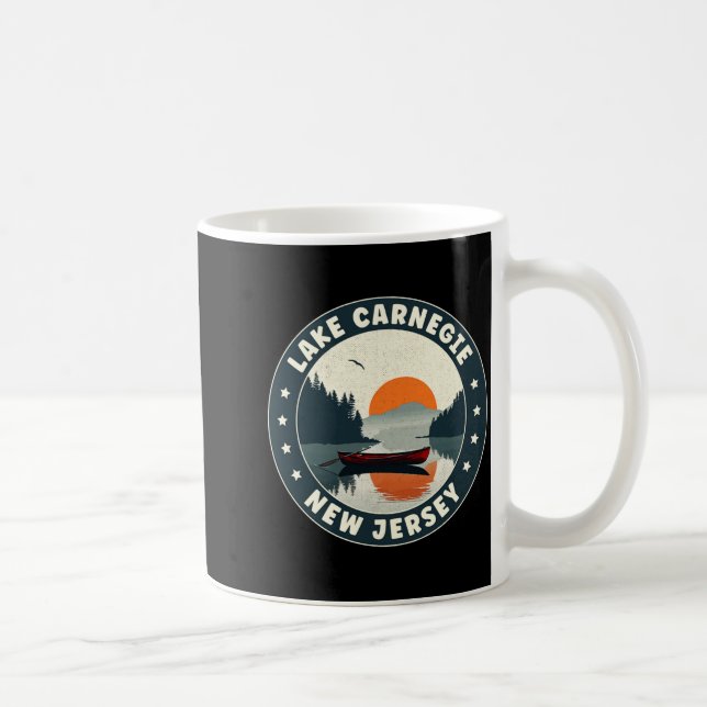 Lake Negie New Jersey Sunset T Shirt  Coffee Mug (Right)