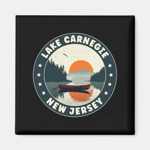 Lake Negie New Jersey Sunset T Shirt  Magnet