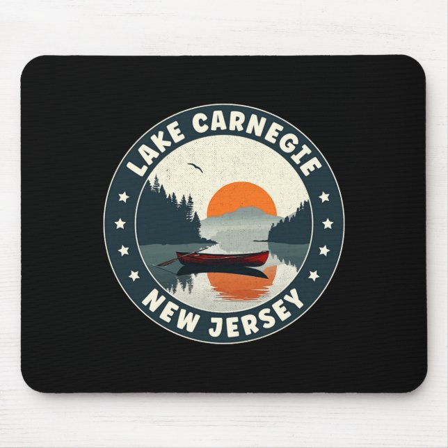 Lake Negie New Jersey Sunset T Shirt  Mouse Mat (Front)