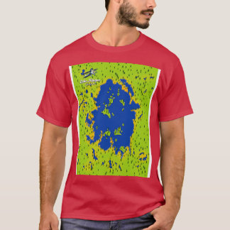 Lake Nipigon map T-Shirt