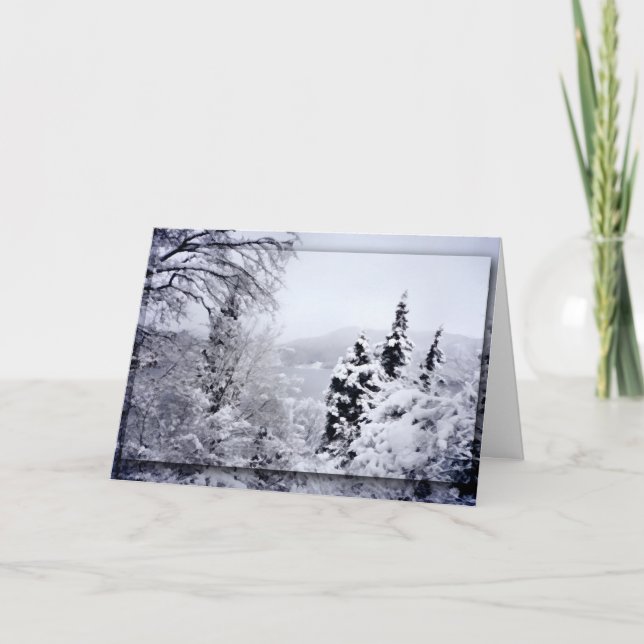 Lake Nojiri Christmas Card (Front)