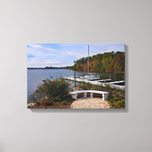 Lake Norman in Autumn Canvas Print