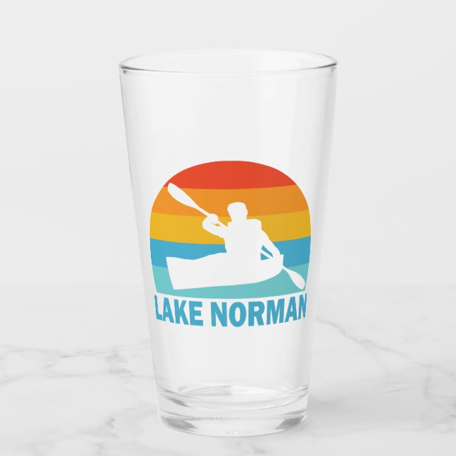 Lake Norman North Carolina Kayak Glass (Front)