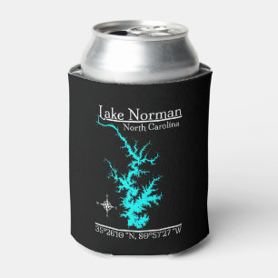 Lake Norman North Carolina Map Coordinates Can Cooler