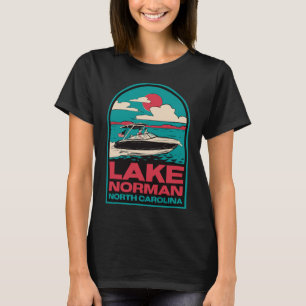 Lake Norman Retro Boating Nc T-Shirt