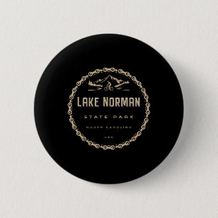 Lake Norman State Park North Carolina Mountain Bik 6 Cm Round Badge