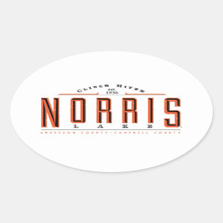 Lake Norris Oval Sticker