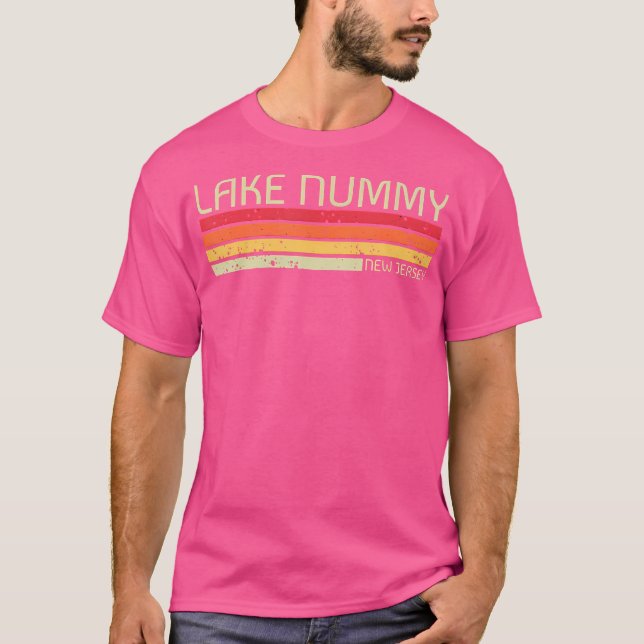 Lake Nummy New Jersey Funny Fishing Camping Summer T-Shirt (Front)