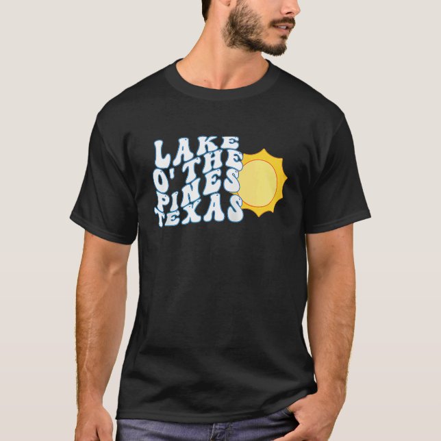 Lake O The Pines Texas TX Sunrise Vacation Souveni T-Shirt (Front)