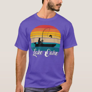 Lake Oahe Souvenirs Gifts Fishing Vintage Gift T-Shirt