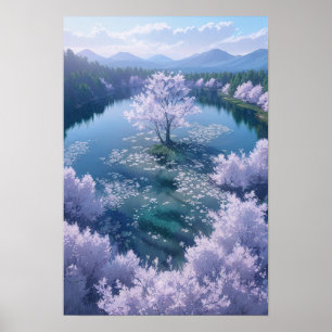 Lake of Blossoms Poster