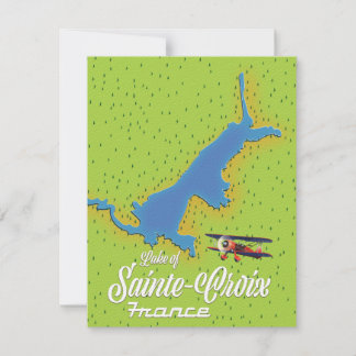 Lake of Sainte-Croix France Travel map