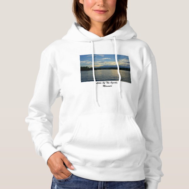 Lake Of The Ozarks Blue Sunset Hoodie (Front)