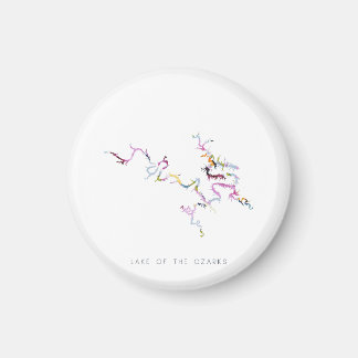 Lake of the Ozarks Minimalist Silhouette Magnet
