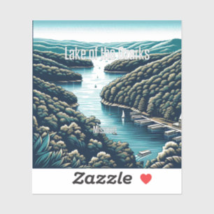 Lake Of The Ozarks Missouri 3 Inch Vinyl Sticker