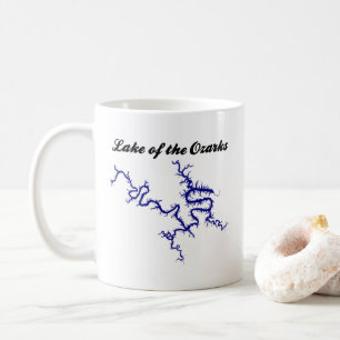 Lake of the Ozarks Missouri Blue Shoreline Coffee Mug
