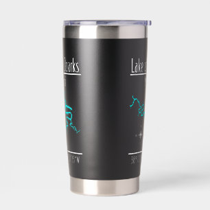 Lake of the Ozarks Missouri Coordinate Tumbler