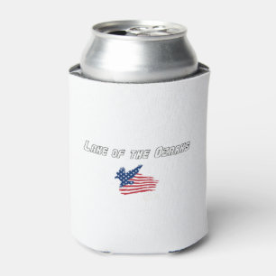Lake of the Ozarks Missouri Eagle Flag Can Cooler