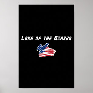 Lake of the Ozarks Missouri Eagle Poster