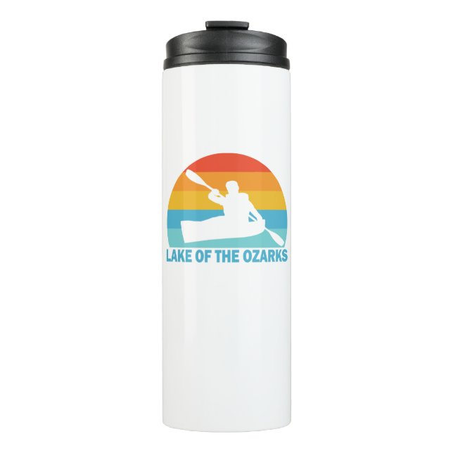 Lake Of The Ozarks Missouri Kayak Thermal Tumbler (Front)