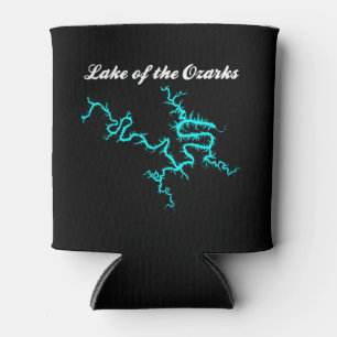 Lake of the Ozarks Missouri Map Can Cooler