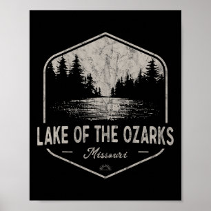 Lake Of The Ozarks Missouri Outdoors Vintage Poster