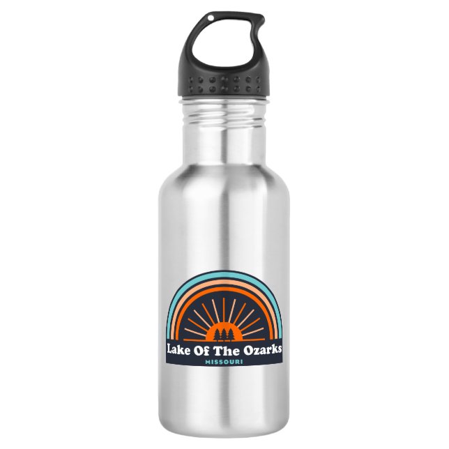 Lake Of The Ozarks Missouri Rainbow 532 Ml Water Bottle (Front)