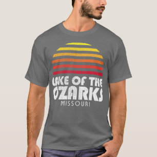 Lake of the Ozarks Retro Vintage Style Sunset T-Shirt