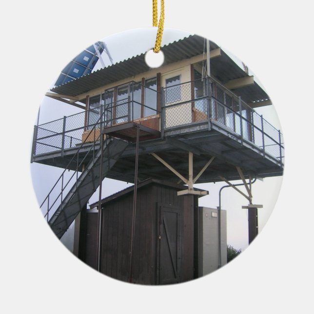 Lake of the Woods Ceramic Tree Decoration (Front)