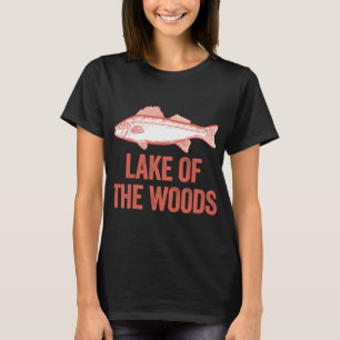 Lake Of The Woods Minnesota Walleye T-Shirt