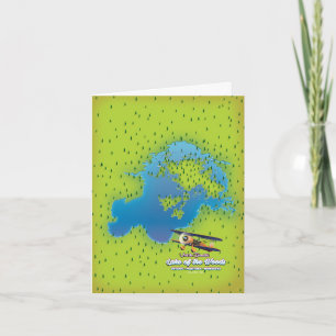 Lake of the Woods,Ontario,Manitoba,Minnesota map Note Card