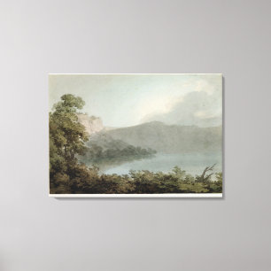 Lake of Vico Between Rome and Florence, 1783 (grap Canvas Print