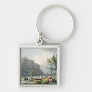 Lake of Wyndermere, from 'The Romantic and Picture Key Ring