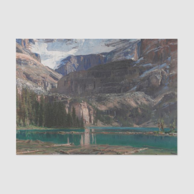 Lake O'Hara by John Singer Sargent Tissue Paper (Front)
