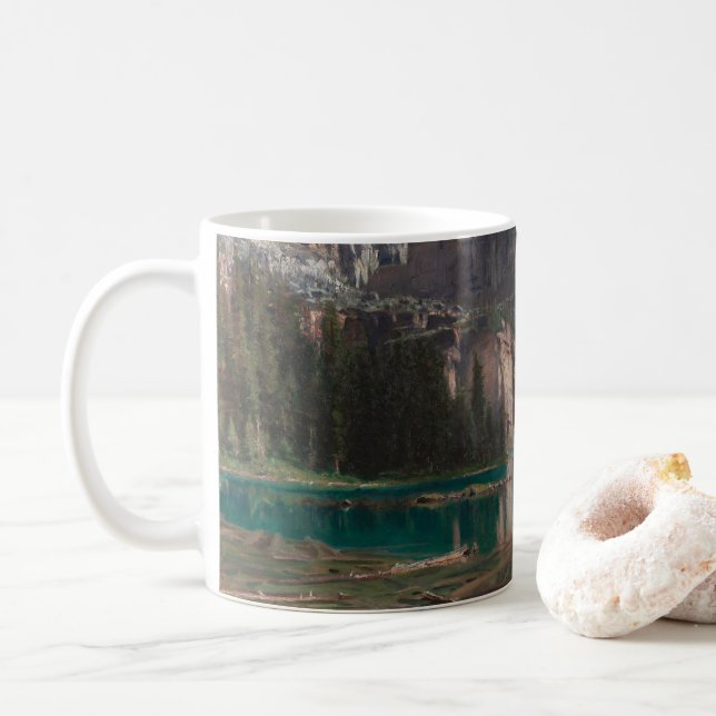 Lake O'Hara by John Singer Sargent, Victorian Art Coffee Mug (With Donut)