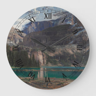 Lake O'Hara by John Singer Sargent, Victorian Art Large Clock