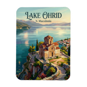 Lake Ohrid N. Macedonia Magnet