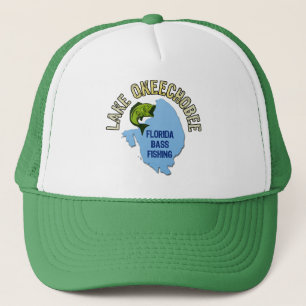 Lake Okeechobee, Florida Bass Fishing Trucker Hat