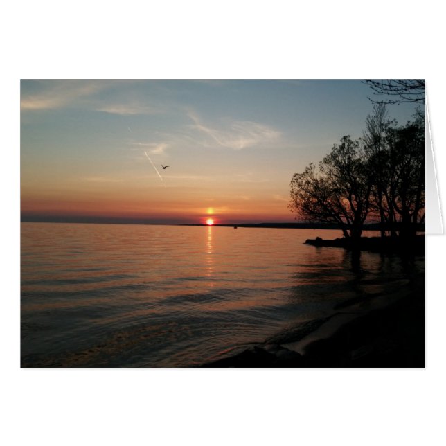 Lake Ontario at sunset (Front Horizontal)