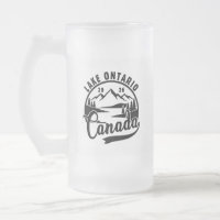 Lake Ontario Black & White Scenic Graphic