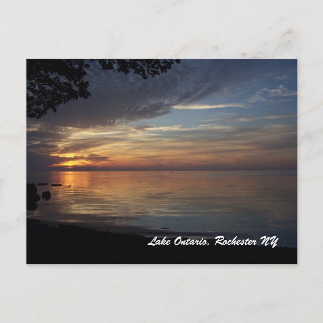 Lake Ontario, Rochester N.Y. Postcard (Front)