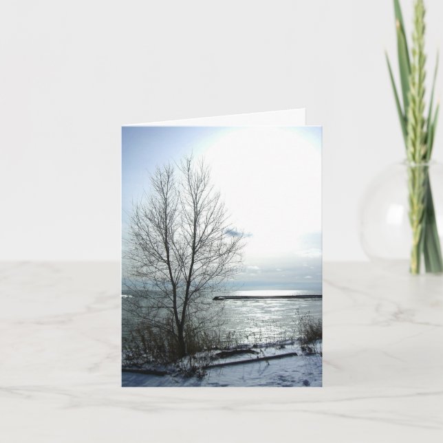 Lake Ontario-Trilingual- Xmas & New Year 2012 Holiday Card (Front)