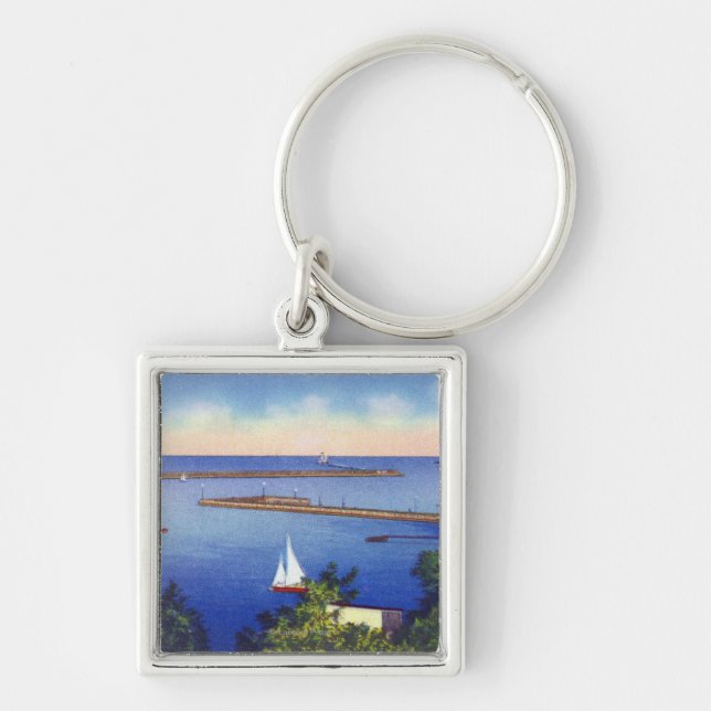 Lake Ontario View Key Ring (Front)