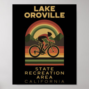 Lake Oroville State Recreation Area Mountain Bikin Poster