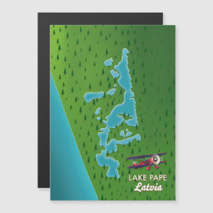 Lake Pape Latvia map
