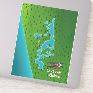 Lake Pape Latvia map